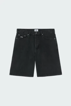 BIGWIG BAGGY DENIM - Short | Noir*OBEY Outlet