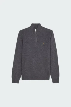 BIRCHALL1/4 ZIP - Pull | Gris*FARAH Discount