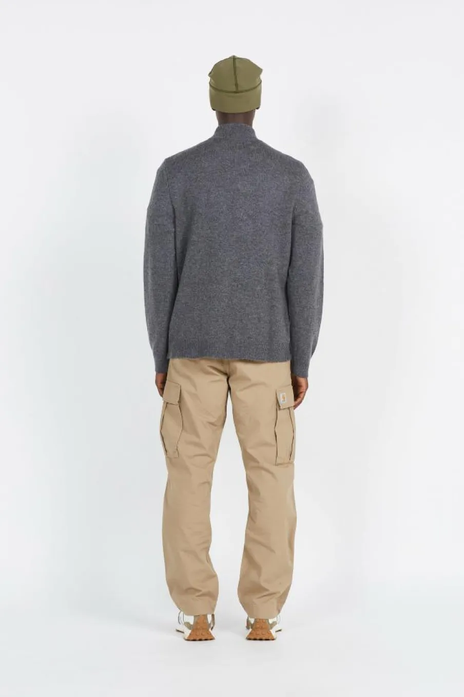 BIRCHALL1/4 ZIP - Pull | Gris*FARAH Discount