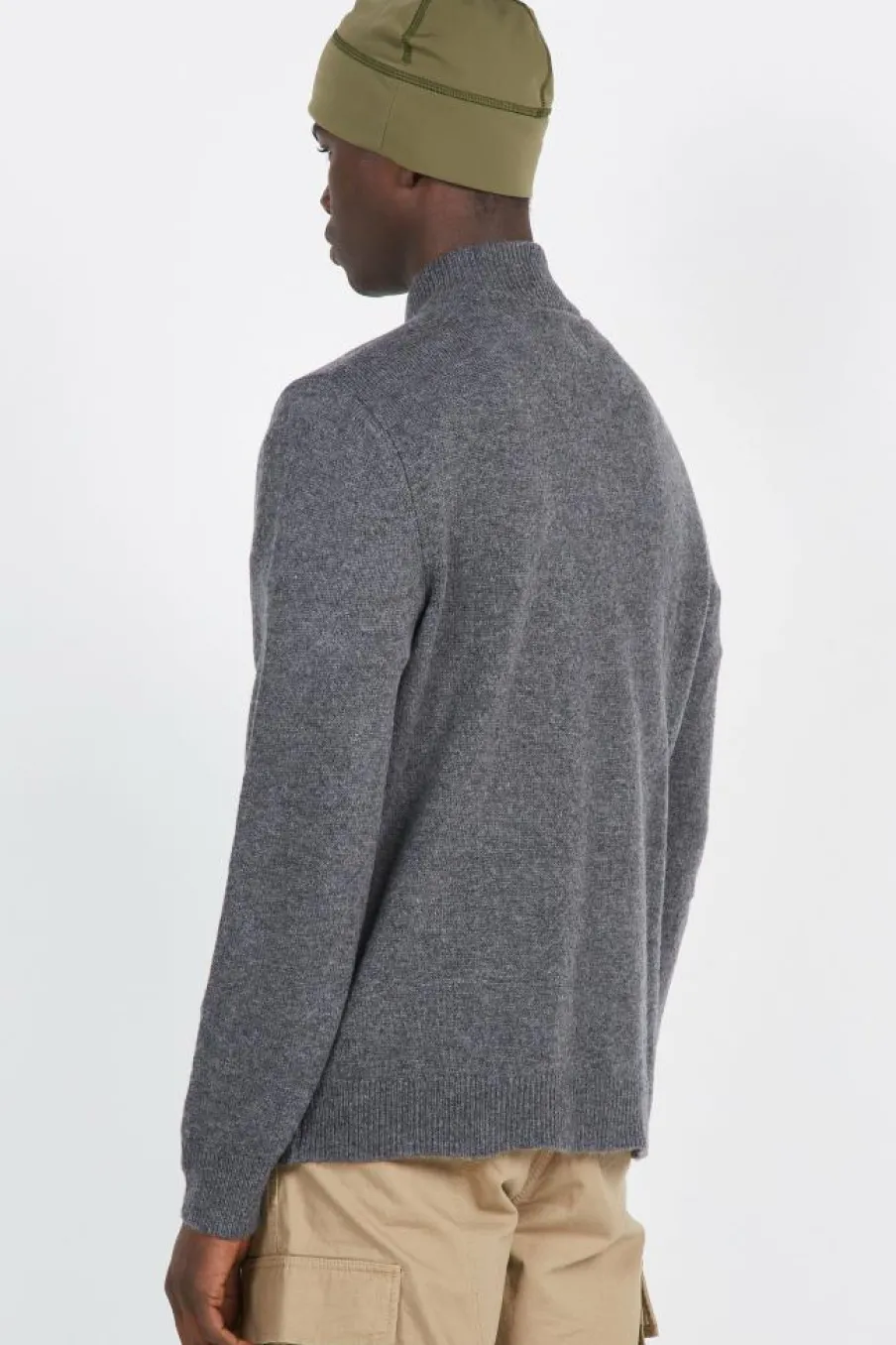 BIRCHALL1/4 ZIP - Pull | Gris*FARAH Discount