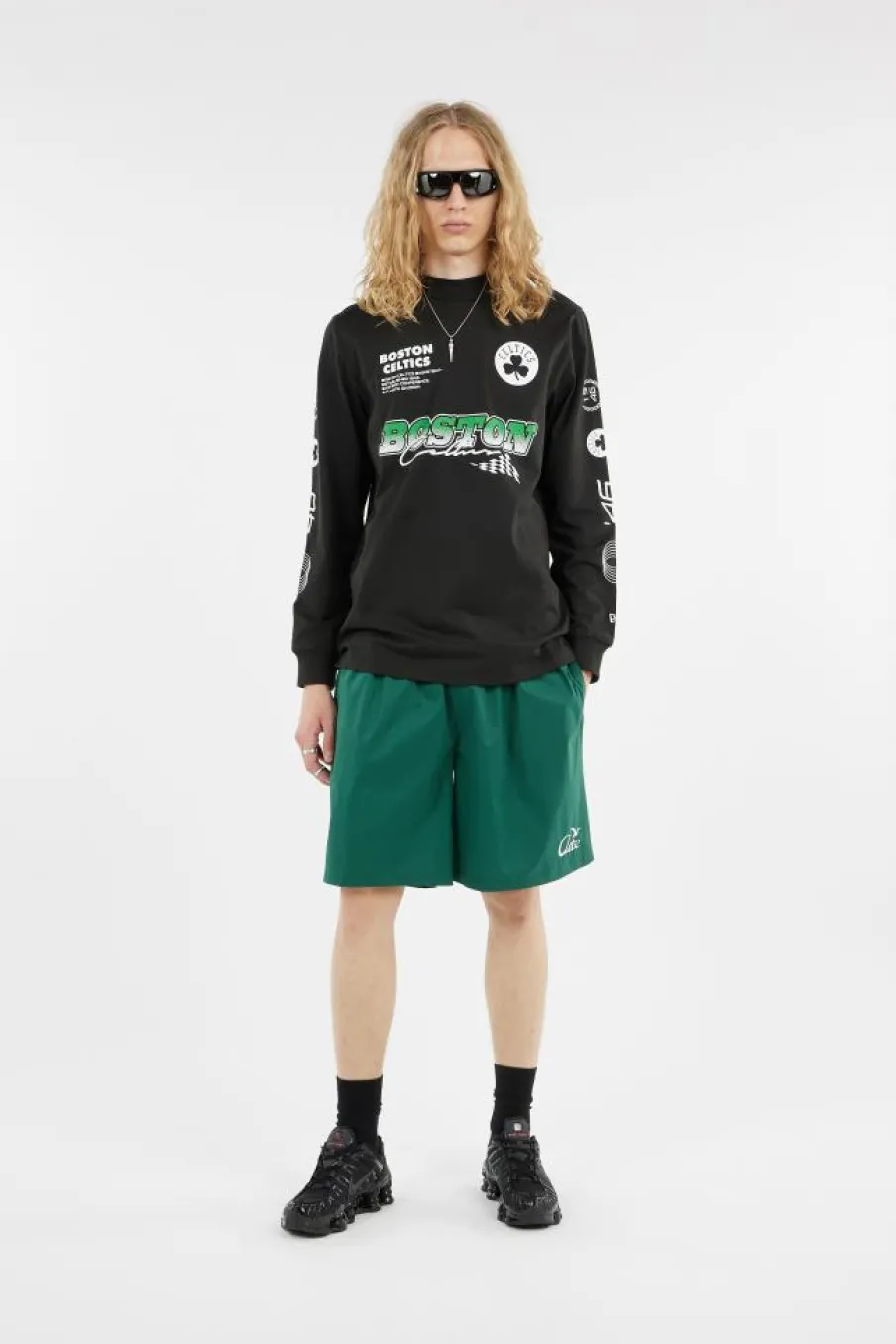 Birds Logo Shorts - Short | Vert*ARTE ANTWERP Sale