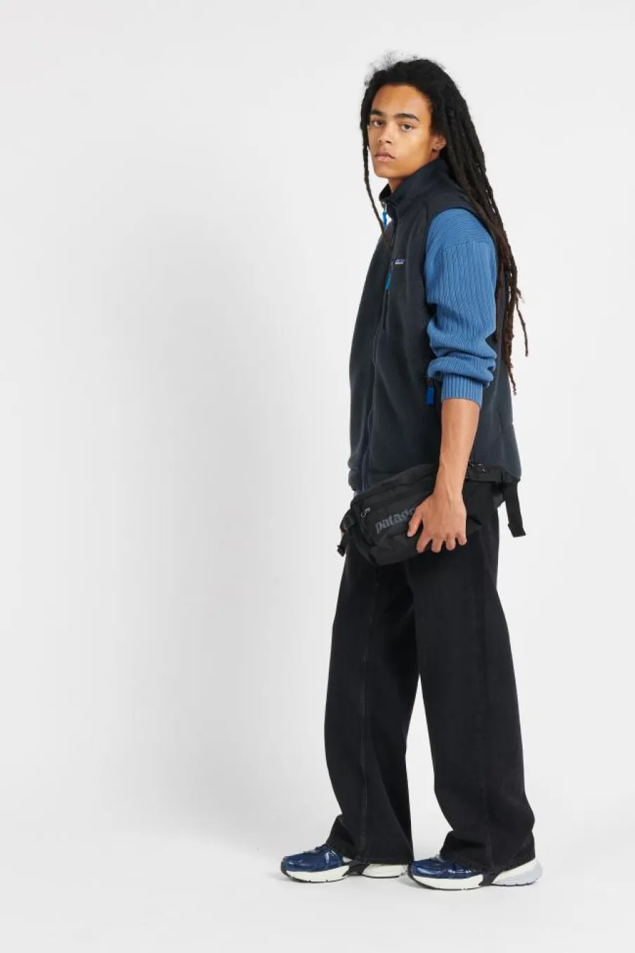 BLACK HOLE WAIST - Banane | Noir*PATAGONIA Clearance