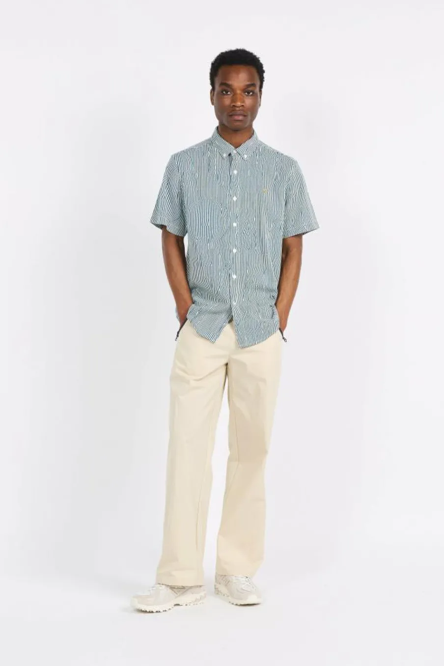 BLIGE SS PRINT - Chemise | Vert*FARAH Best