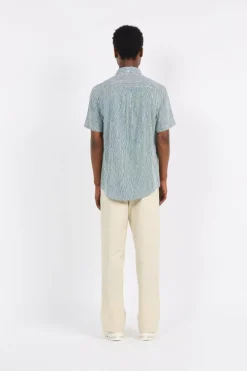 BLIGE SS PRINT - Chemise | Vert*FARAH Best