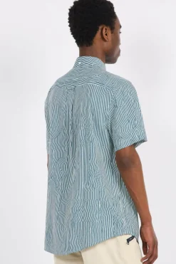 BLIGE SS PRINT - Chemise | Vert*FARAH Best