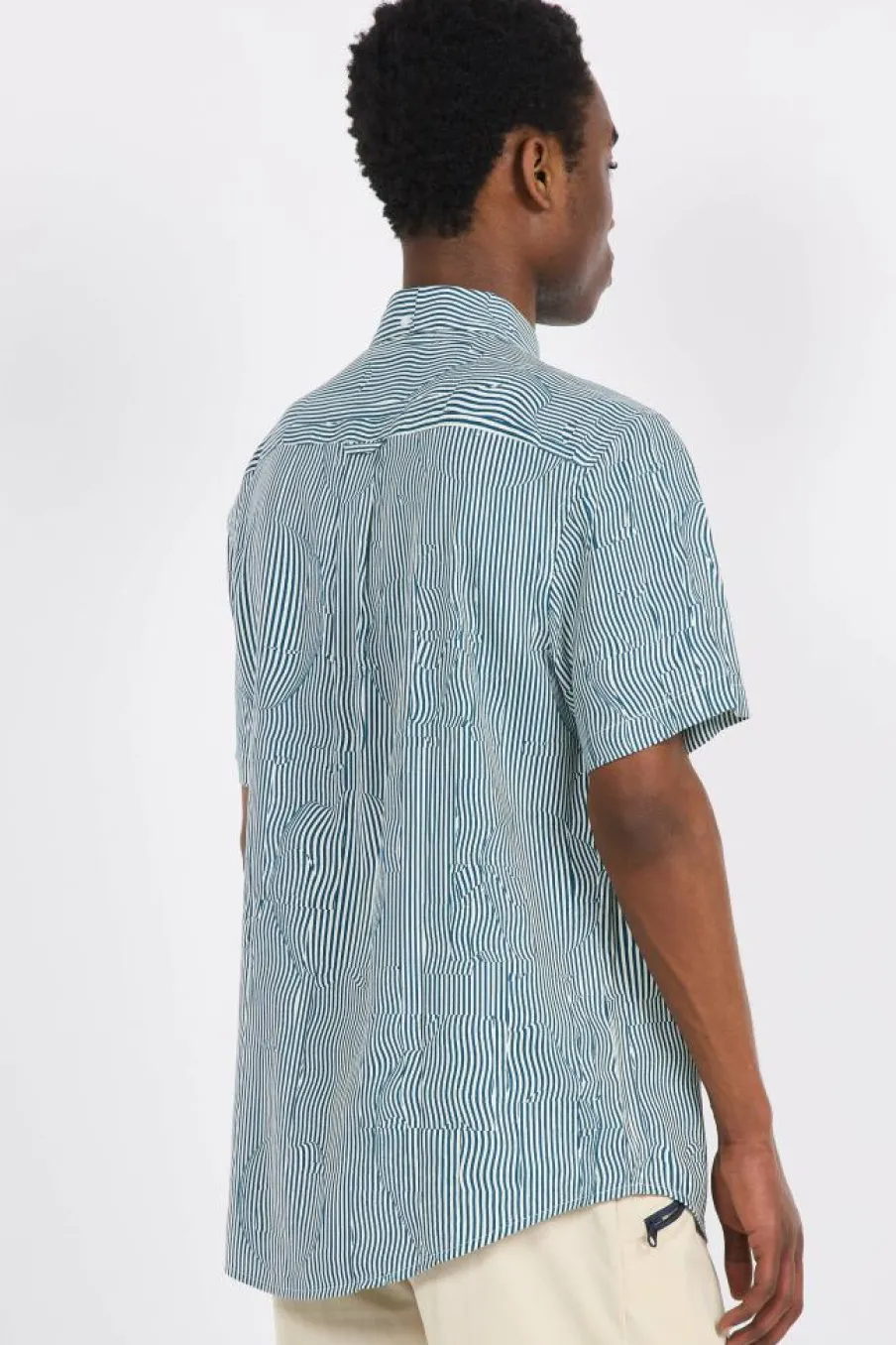 BLIGE SS PRINT - Chemise | Vert*FARAH Best