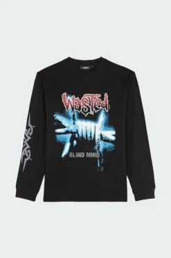BLIND - T-shirt | Noir*WASTED Sale