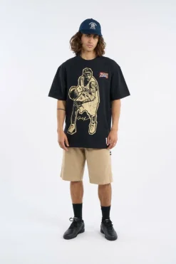 BLOCKBUSTE - T-shirt | Noir*MITCHELL & NESS Hot