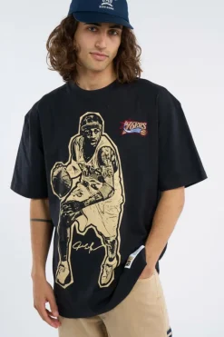 BLOCKBUSTE - T-shirt | Noir*MITCHELL & NESS Hot