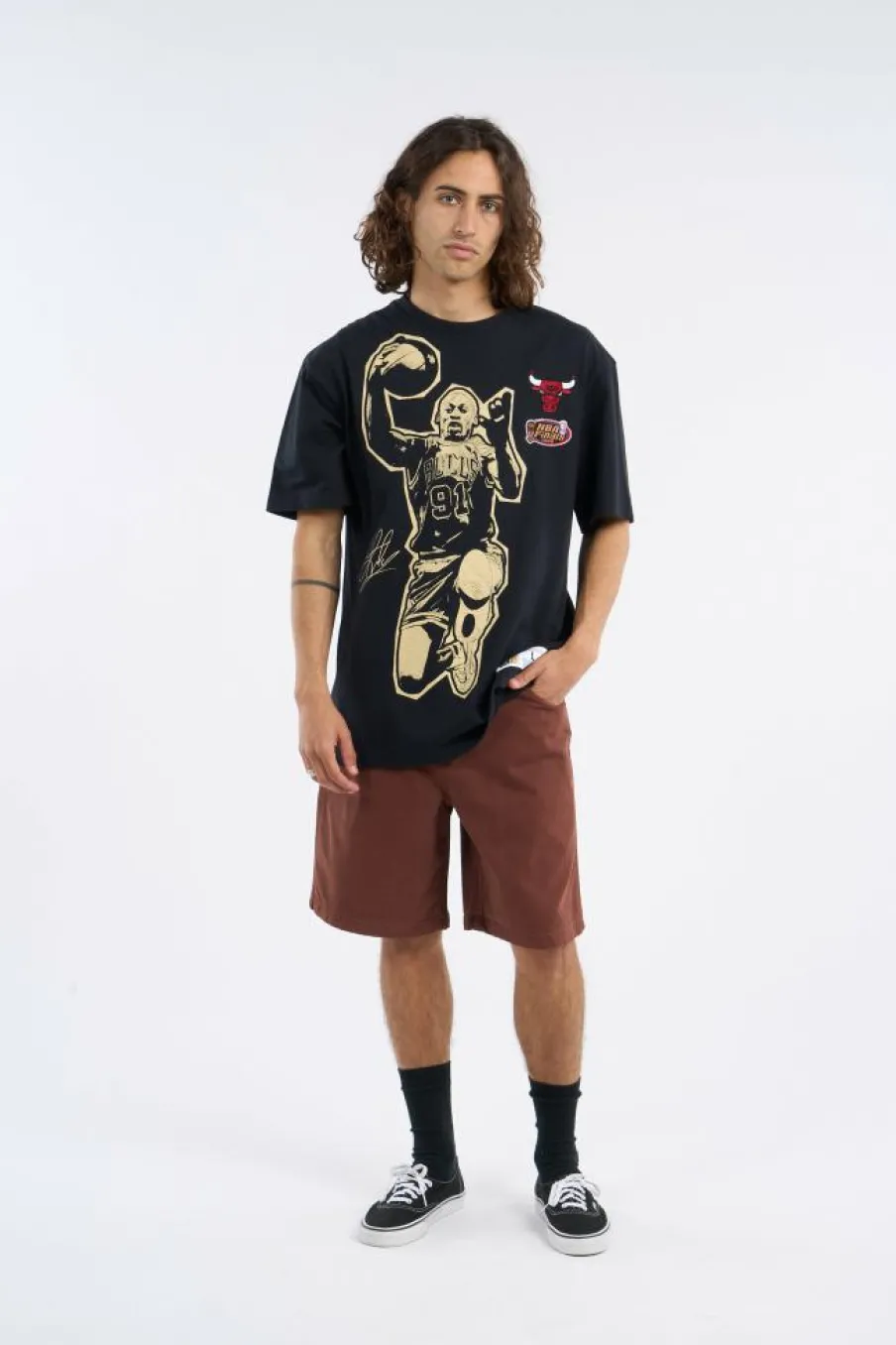 BLOCKBUSTE - T-shirt | Noir*MITCHELL & NESS Online