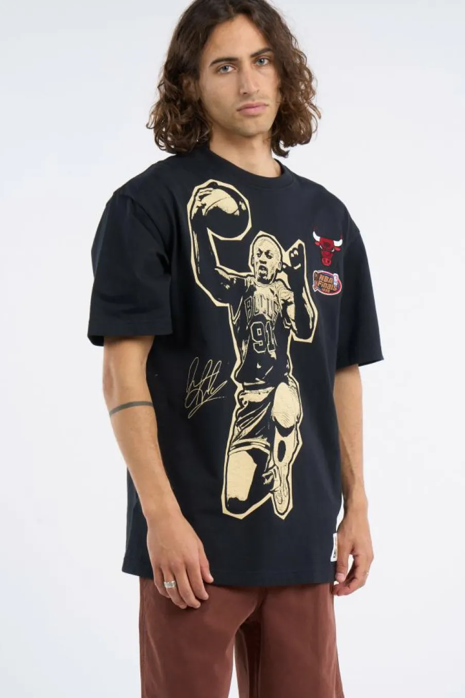 BLOCKBUSTE - T-shirt | Noir*MITCHELL & NESS Online