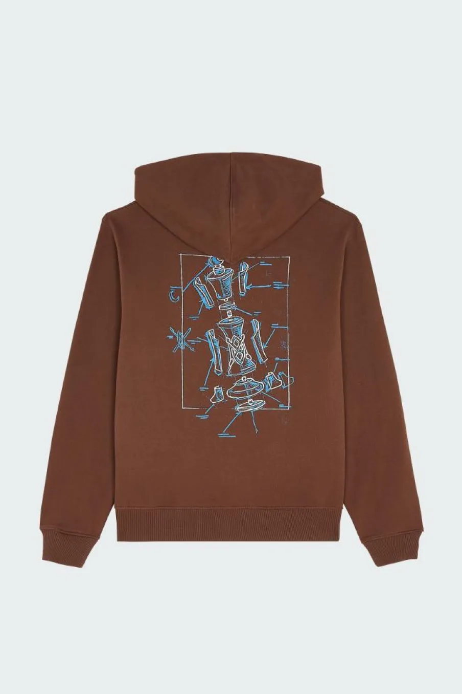 BLUEPRINT HD - Hoodie | Marron*DAILY PAPER New