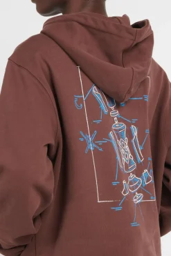 BLUEPRINT HD - Hoodie | Marron*DAILY PAPER New