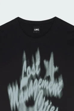 BLUR LAYER TEE - T-shirt | Noir*LOST MANAGEMENT CITIES Hot