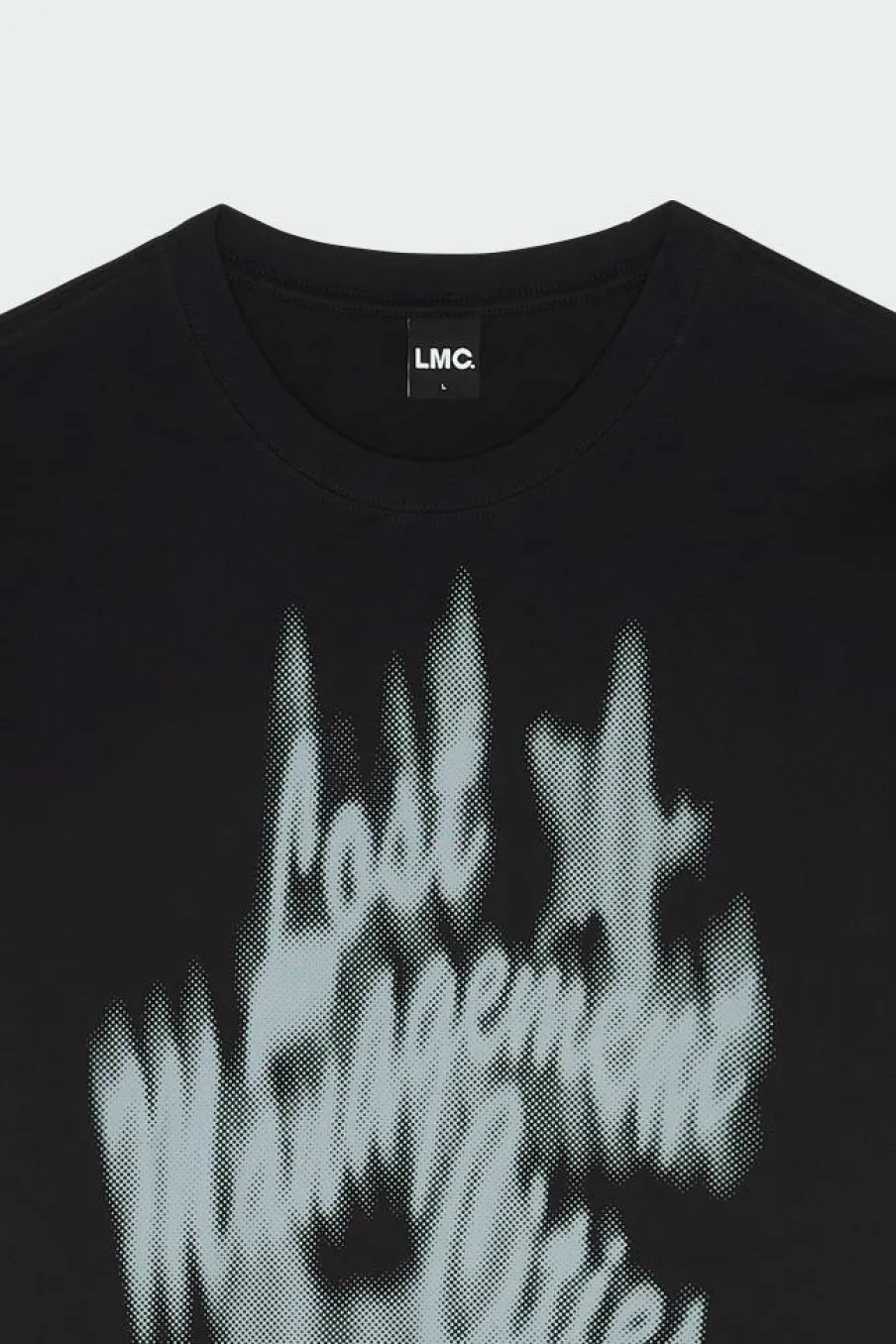 BLUR LAYER TEE - T-shirt | Noir*LOST MANAGEMENT CITIES Hot