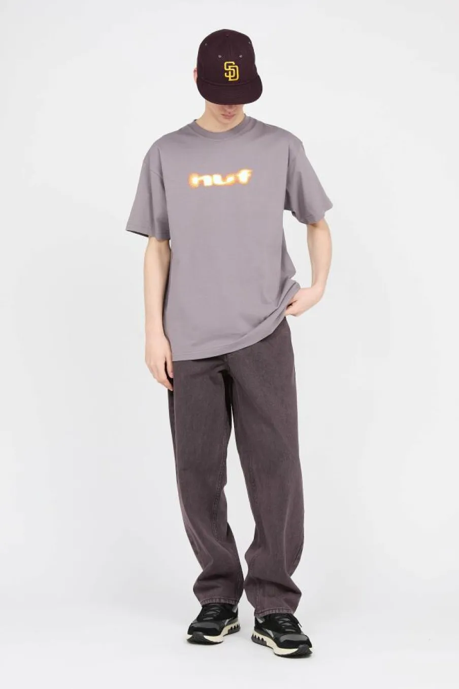 BLUR SS - T-shirt | Violet*HUF Discount