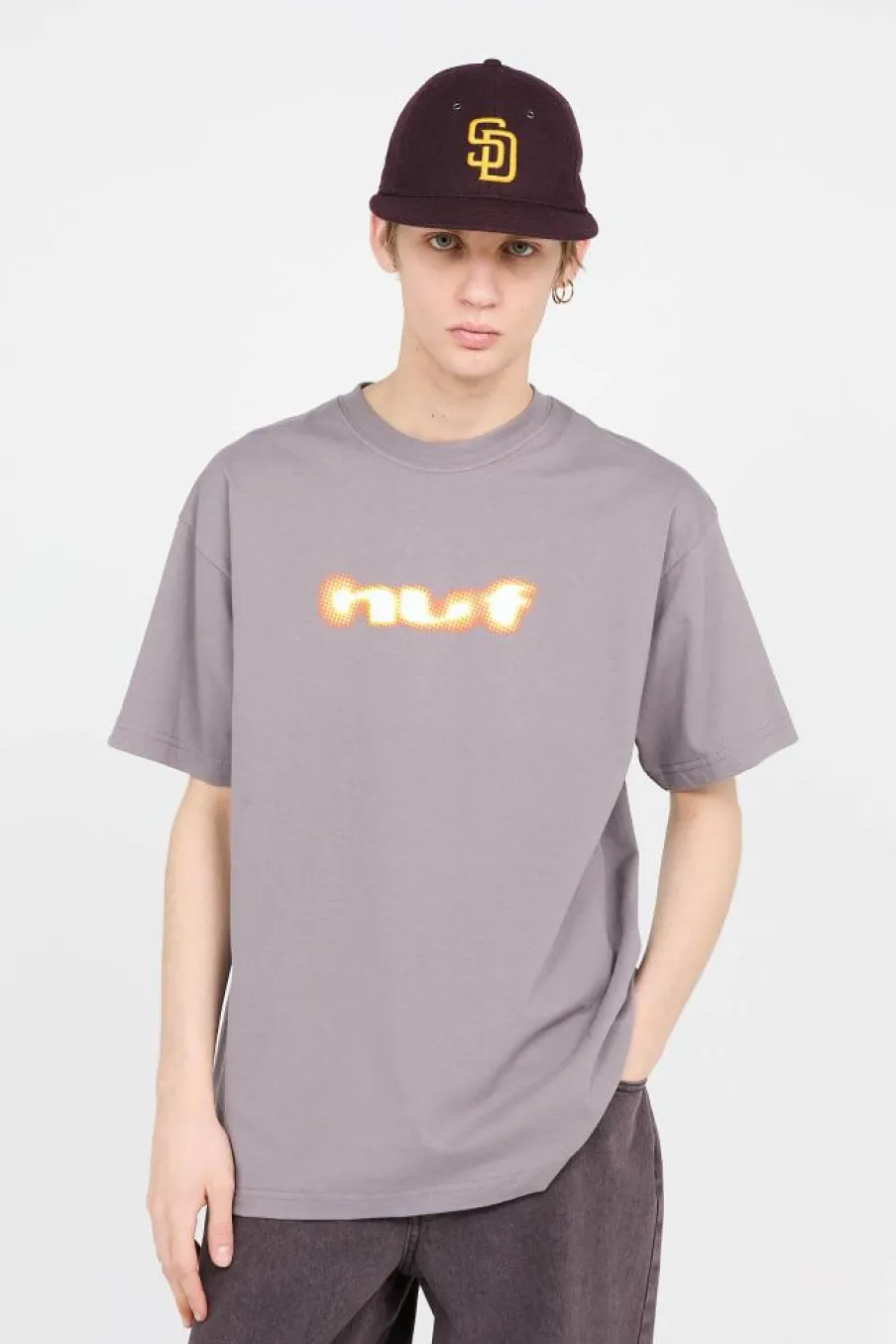 BLUR SS - T-shirt | Violet*HUF Discount