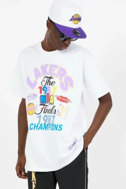 BMTR6401-LALYYPPPWHIT CHA - T-shirt | Blanc*MITCHELL & NESS Discount