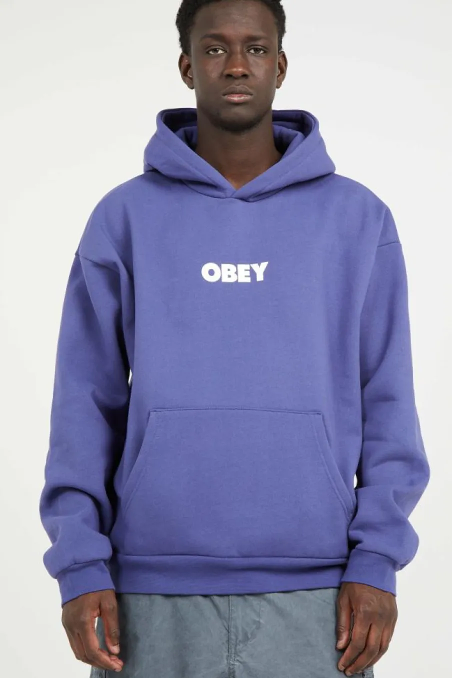 BOLD EXTRA HEAVY - Hoodie | Bleu*OBEY Outlet