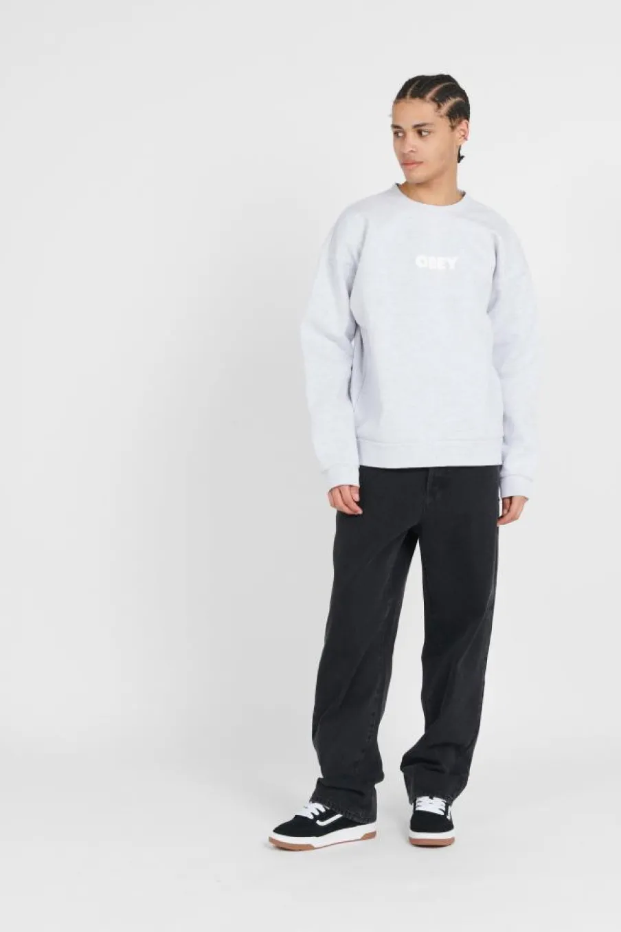 BOLD EXTRA HEAVY - Sweatshirt | Gris*OBEY New
