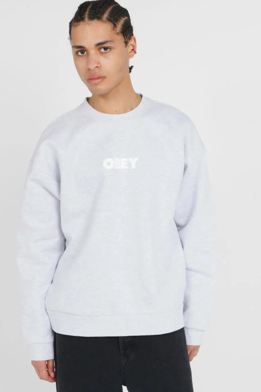 BOLD EXTRA HEAVY - Sweatshirt | Gris*OBEY New