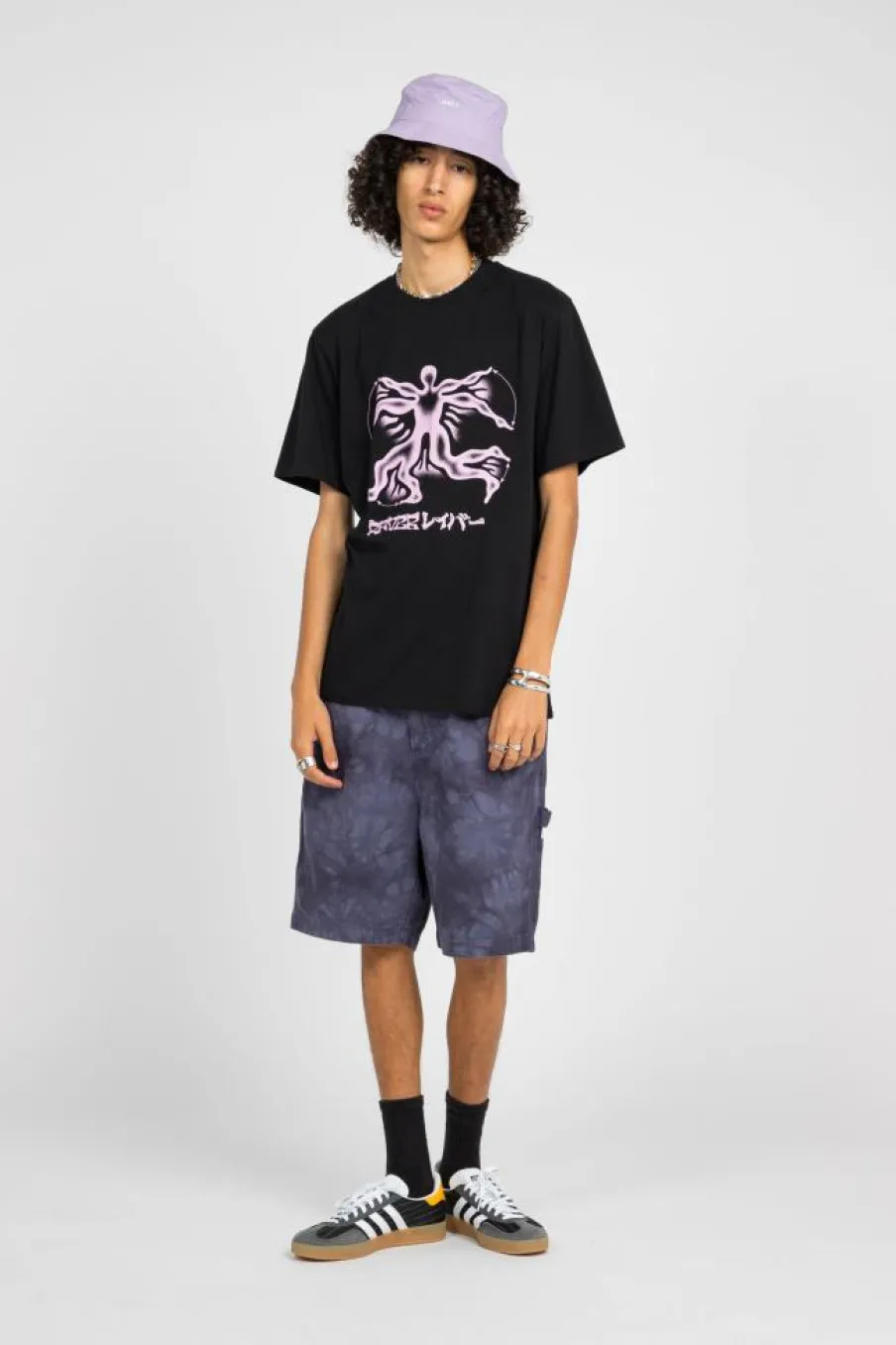 BOLD NYLON BUCKET HAT - Bob | Violet*OBEY Discount