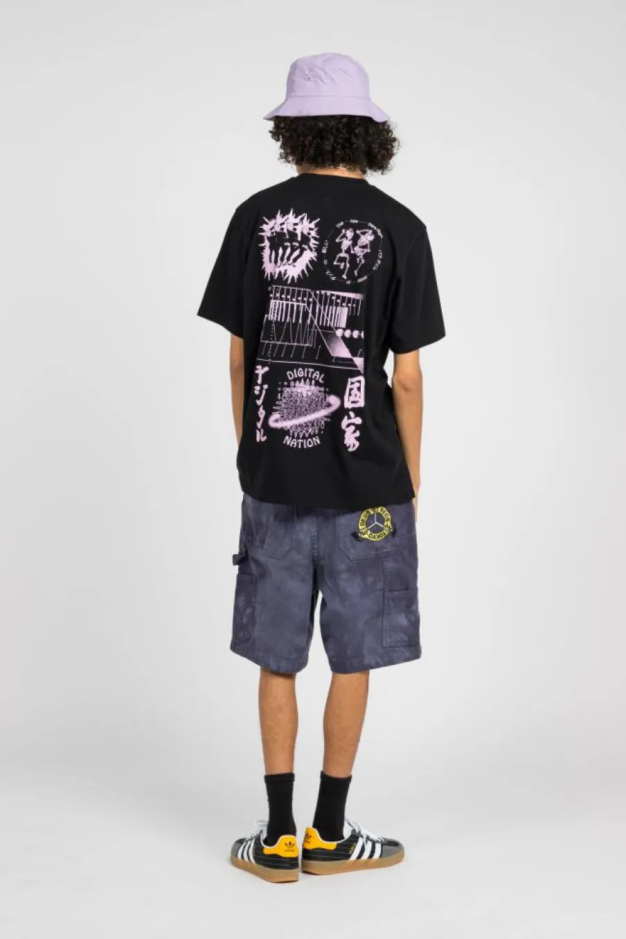 BOLD NYLON BUCKET HAT - Bob | Violet*OBEY Discount