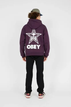 BOLD STAR EXTRA - Hoodie | Violet*OBEY Hot
