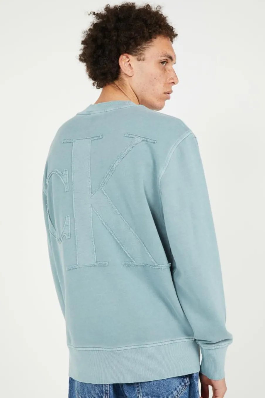 BOLD WASHED - Hoodie | Bleu*CALVIN KLEIN