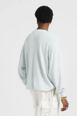 BOOKLE KNIT SWEATER - T-shirt | Bleu*LOST MANAGEMENT CITIES Sale