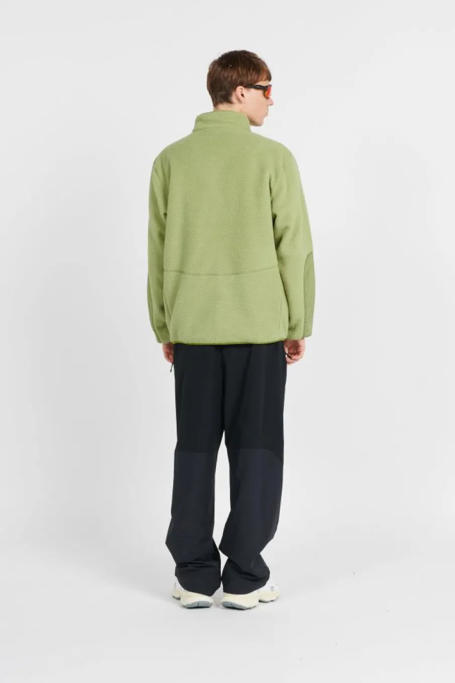 BORG ZIP FLEE - Polaire | Kaki*PURPLE MOUNTAIN OBSERVATORY Outlet