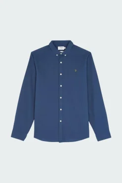 BREWER - Chemise | Bleu*FARAH Discount
