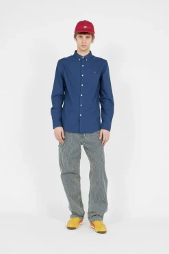 BREWER - Chemise | Bleu*FARAH Discount