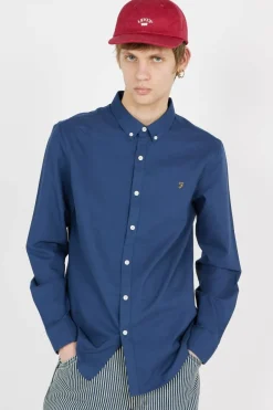 BREWER - Chemise | Bleu*FARAH Discount