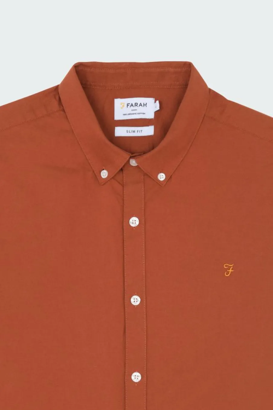BREWER - Chemise | Orange*FARAH Discount