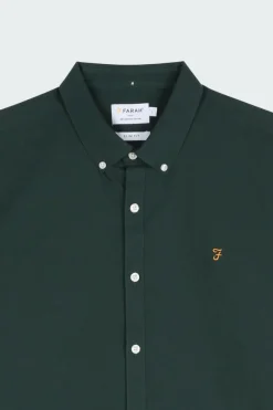 BREWER - Chemise | Vert*FARAH Discount