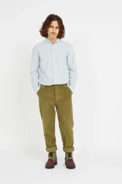BREWER - Chemise | Vert*FARAH Discount