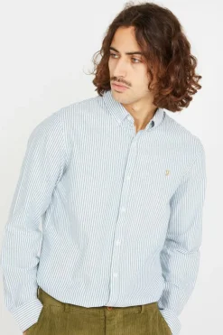 BREWER - Chemise | Vert*FARAH Discount