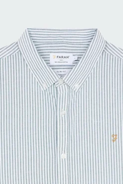 BREWER - Chemise | Vert*FARAH Discount