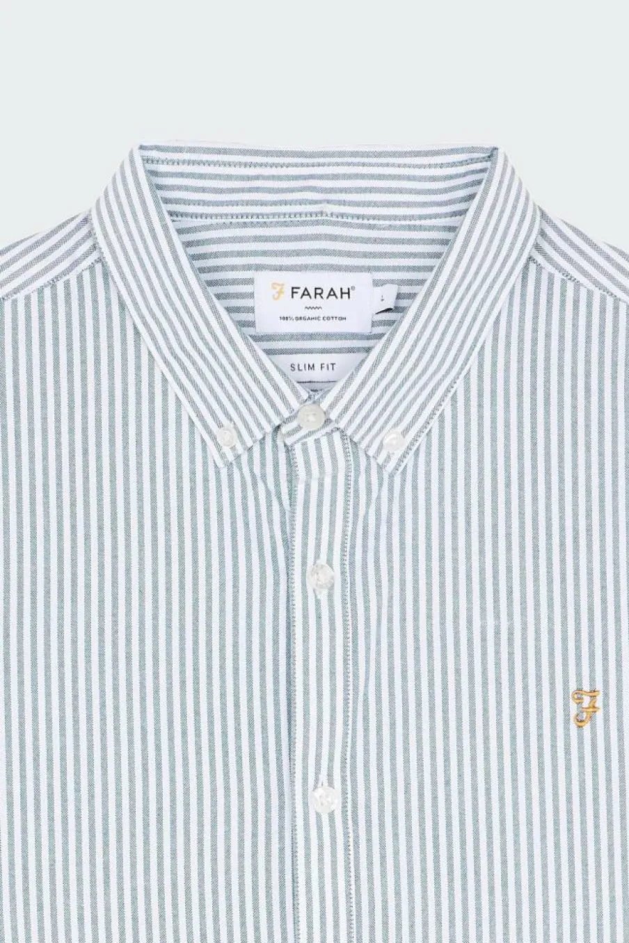 BREWER - Chemise | Vert*FARAH Discount