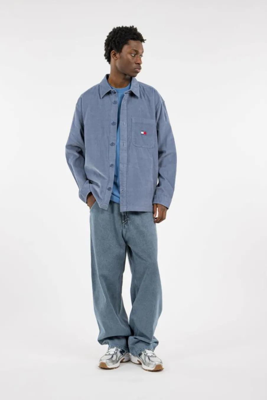 BRICK CORD OVERS - Surchemise | Gris*TOMMY JEANS Online