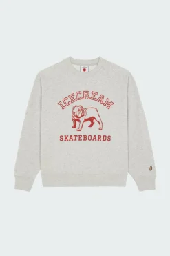 BULLDOG CRNECK HEATHER - Sweatshirt | Gris*ICE CREAM Hot