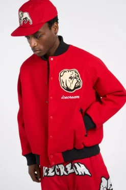 BULLDOG VARSITY - Blouson | Rouge*ICE CREAM New