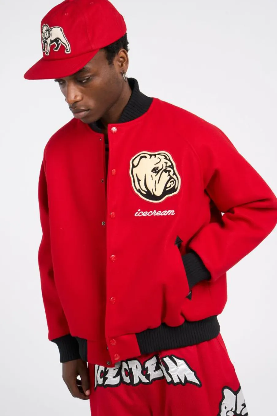 BULLDOG VARSITY - Blouson | Rouge*ICE CREAM New