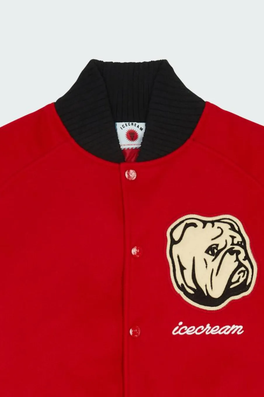 BULLDOG VARSITY - Blouson | Rouge*ICE CREAM New