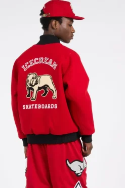 BULLDOG VARSITY - Blouson | Rouge*ICE CREAM New
