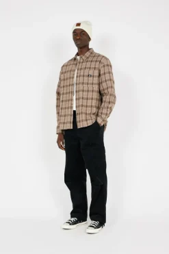 BUTTON DOWN WARM SHIRT - Chemise | Beige*CONVERSE