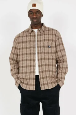 BUTTON DOWN WARM SHIRT - Chemise | Beige*CONVERSE