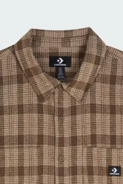 BUTTON DOWN WARM SHIRT - Chemise | Beige*CONVERSE
