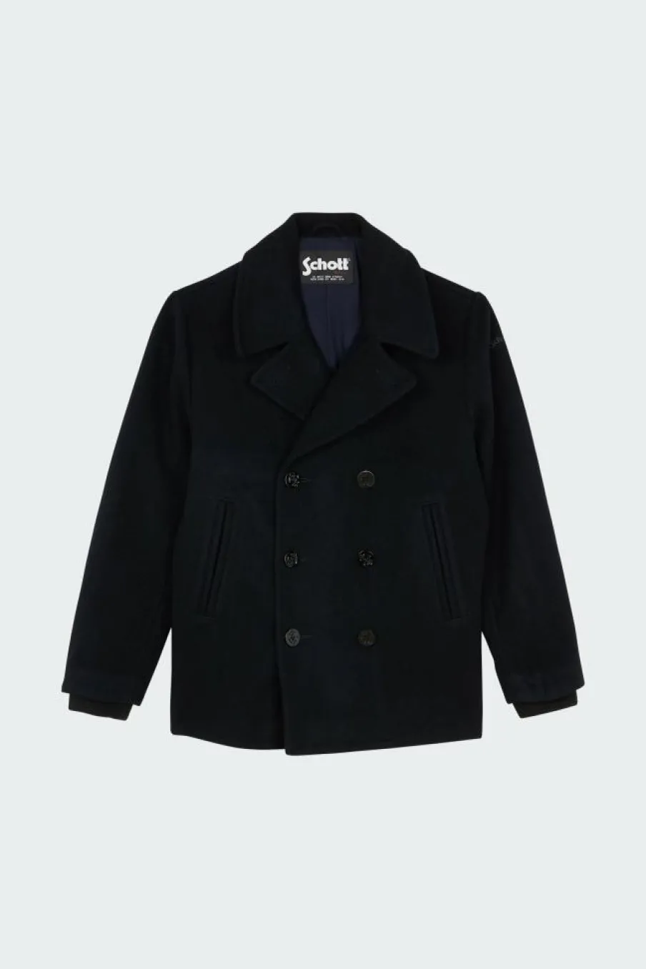 CABAN DOUBLE BOUTONNAGE - Manteau | Bleu*SCHOTT Discount